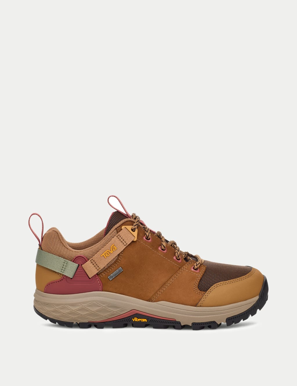 Leather Colour Block Lace Up Walking Boots Teva M S