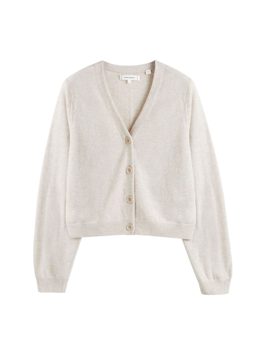 Wool Rich Cropped Cardigan with Cashmere 2 of 5