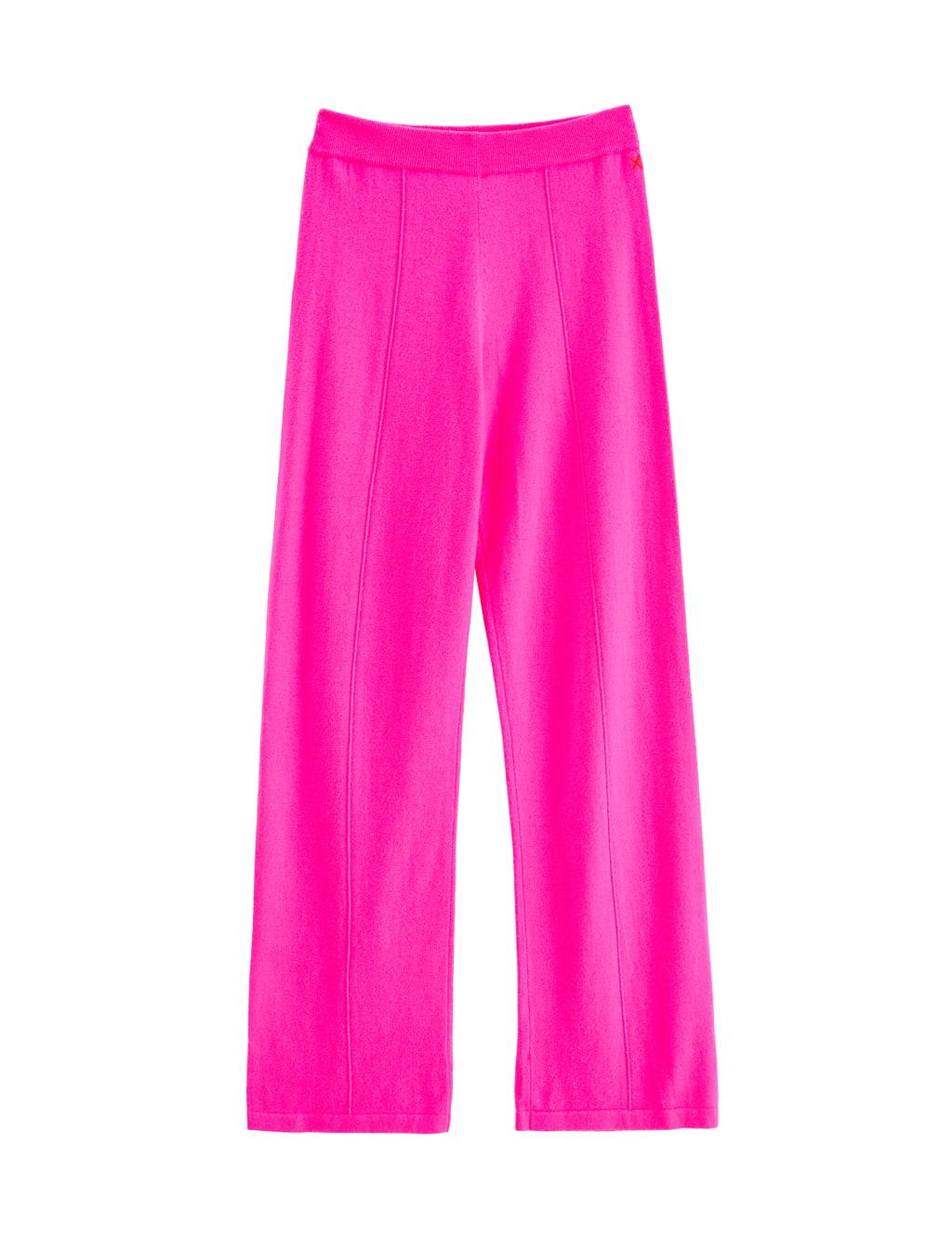 Wool Rich Wide Leg Relaxed Joggers with Cashmere 2 of 3