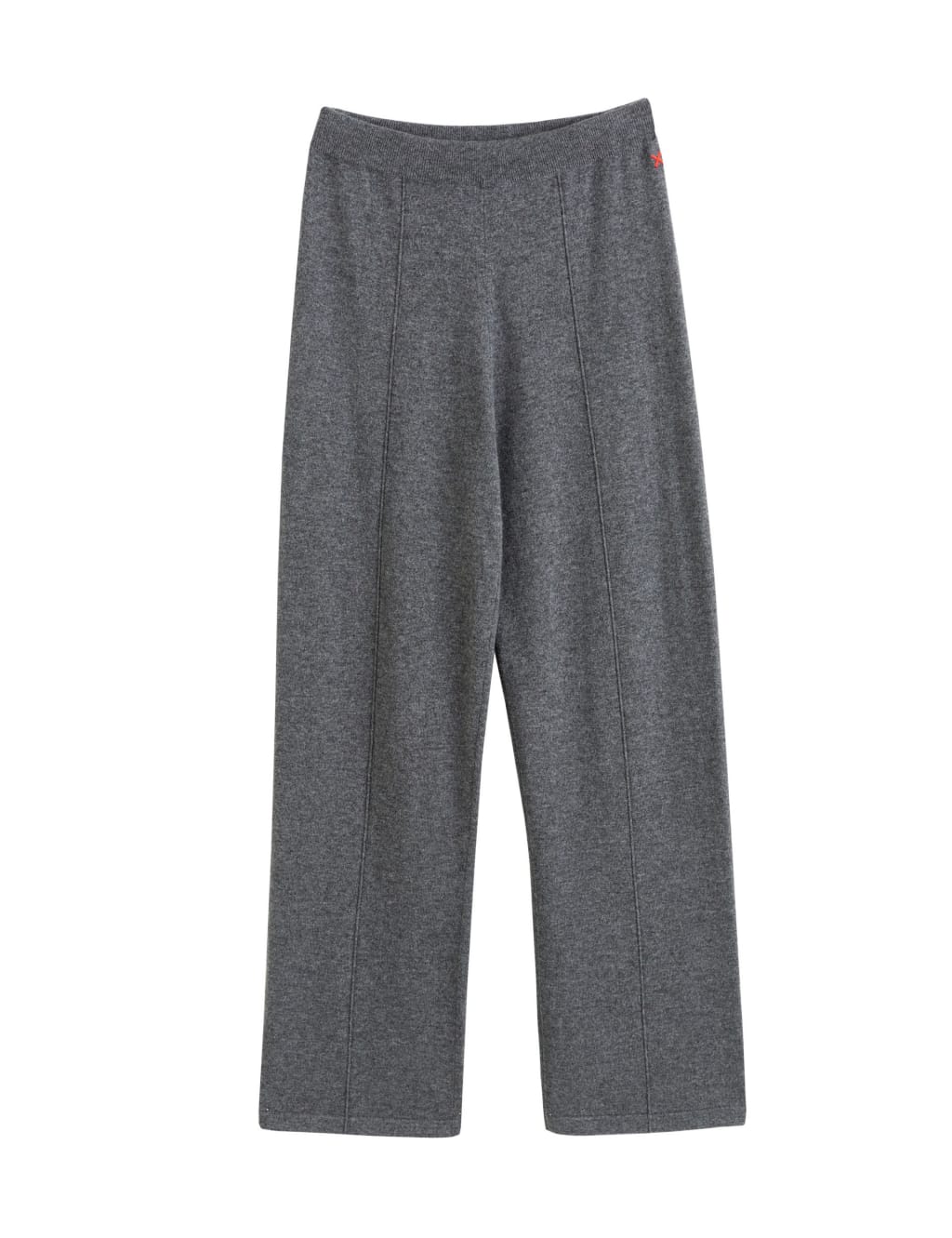Wool Rich Wide Leg Relaxed Joggers with Cashmere 2 of 3