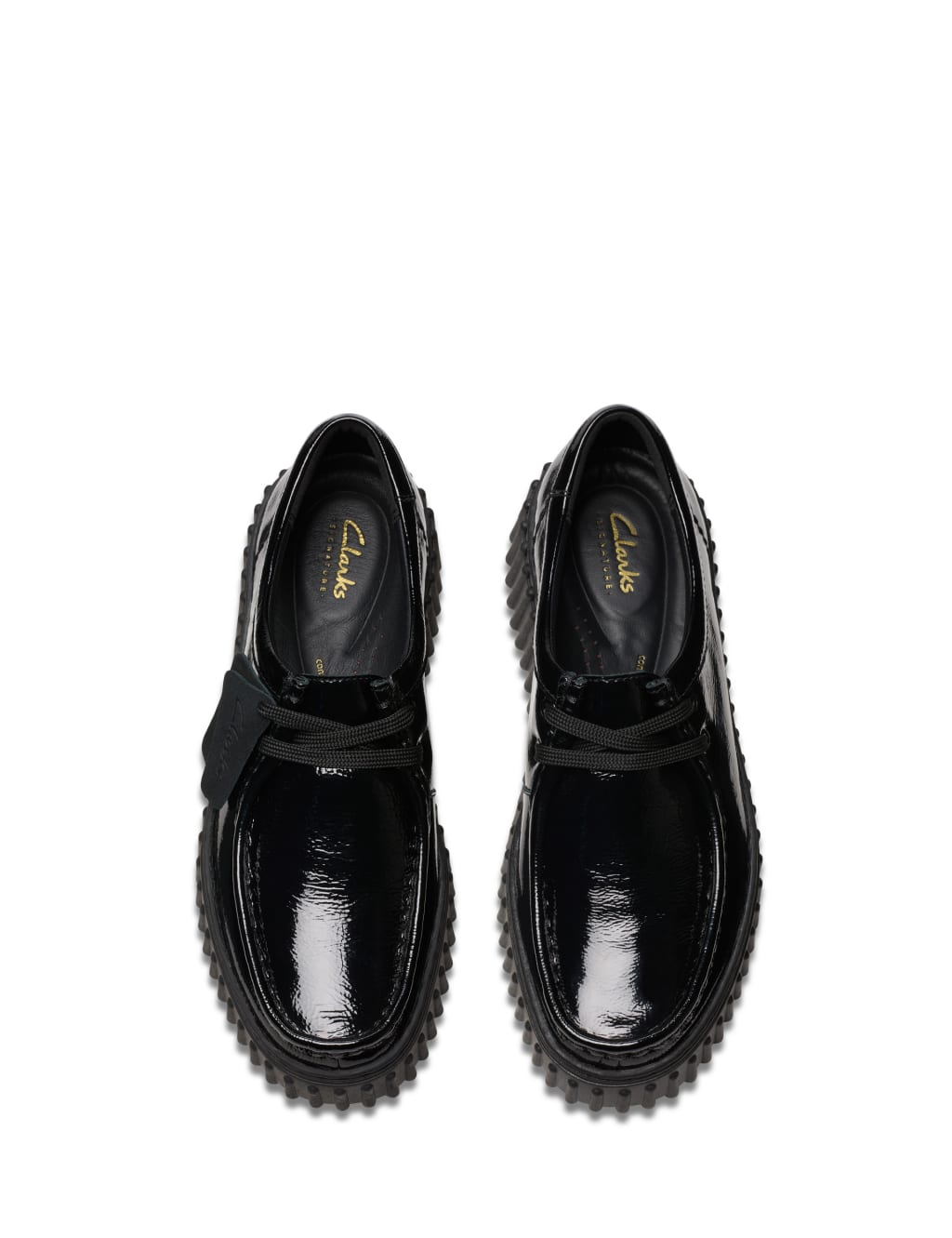 Leather Patent Flatform Loafers 2 of 7