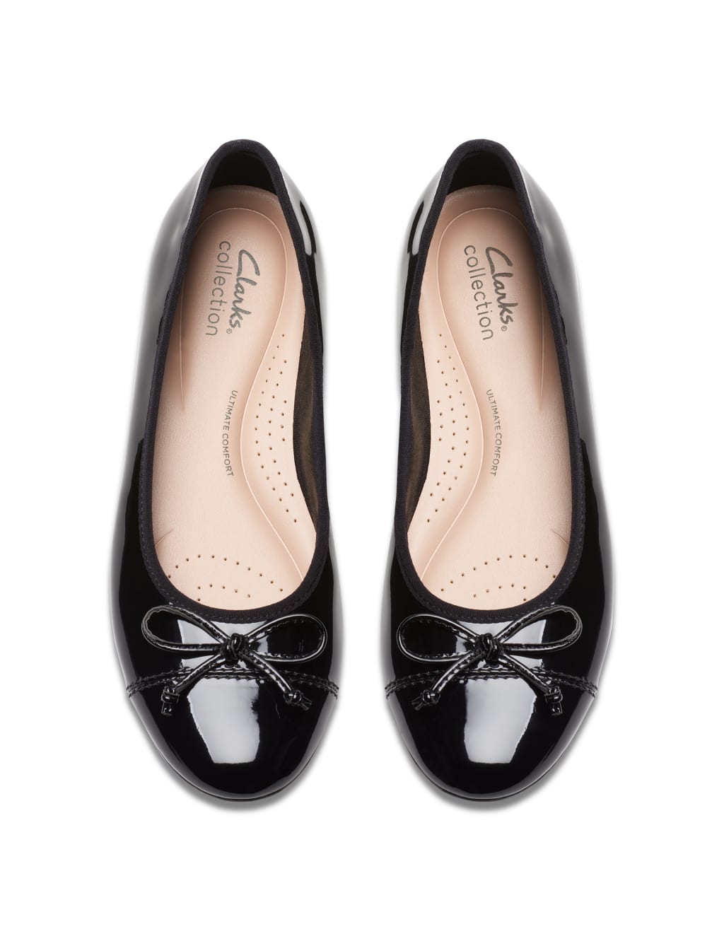 Patent leather block heel pumps top