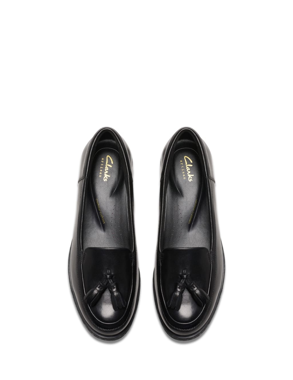 Clarks tassel loafers hot sale