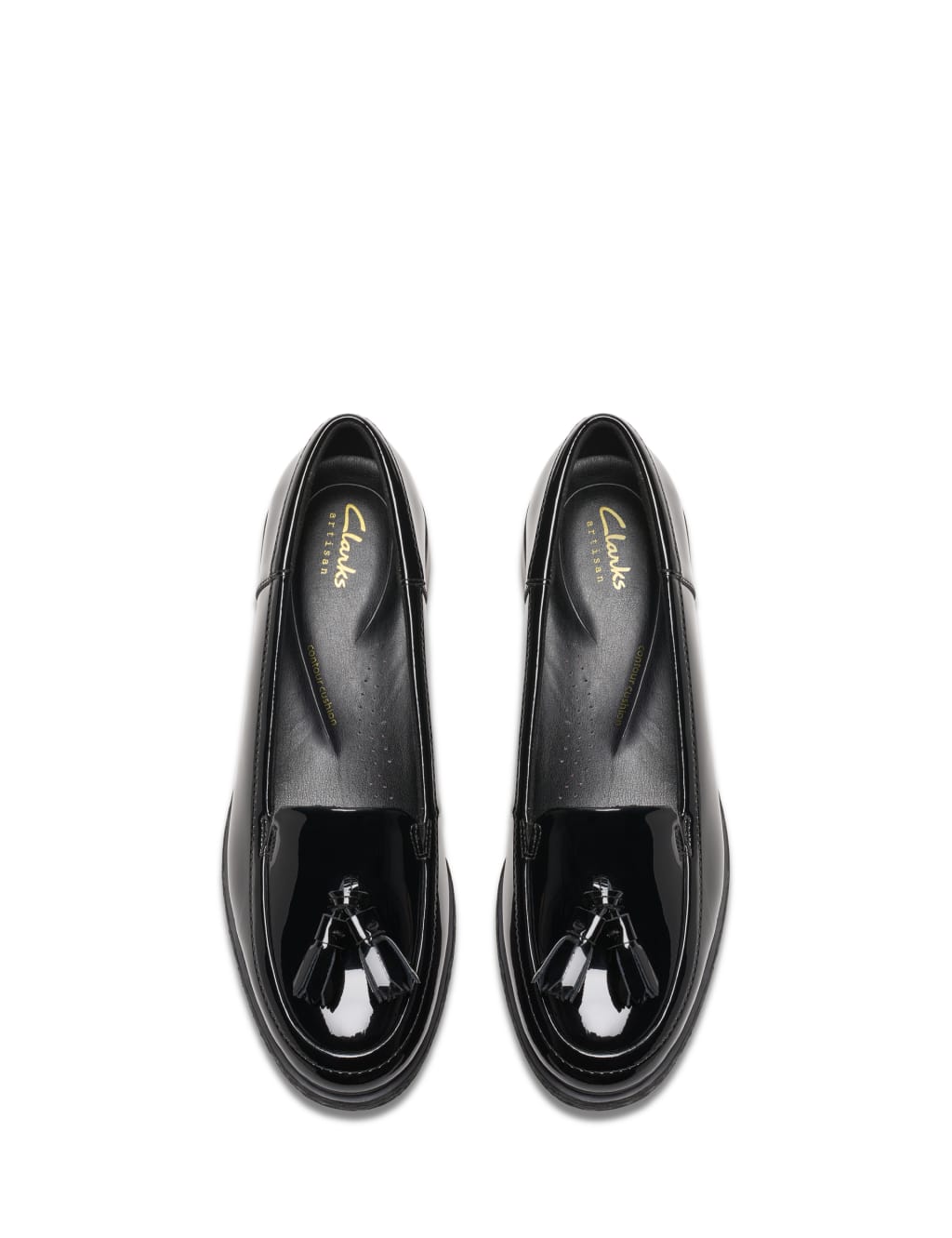 Patent leather slip on discount