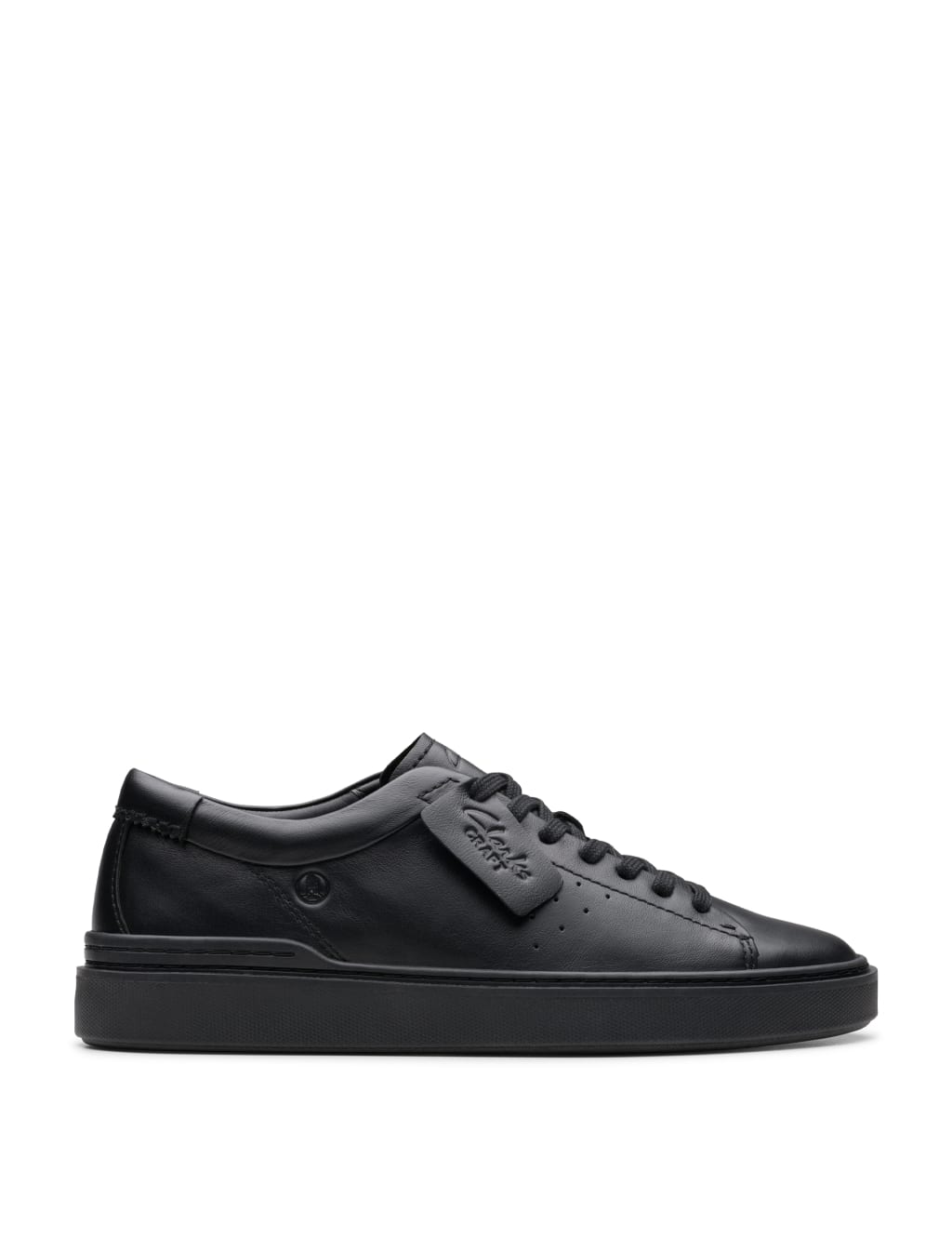 Leather Lace Up Perforated Trainers Clarks M S