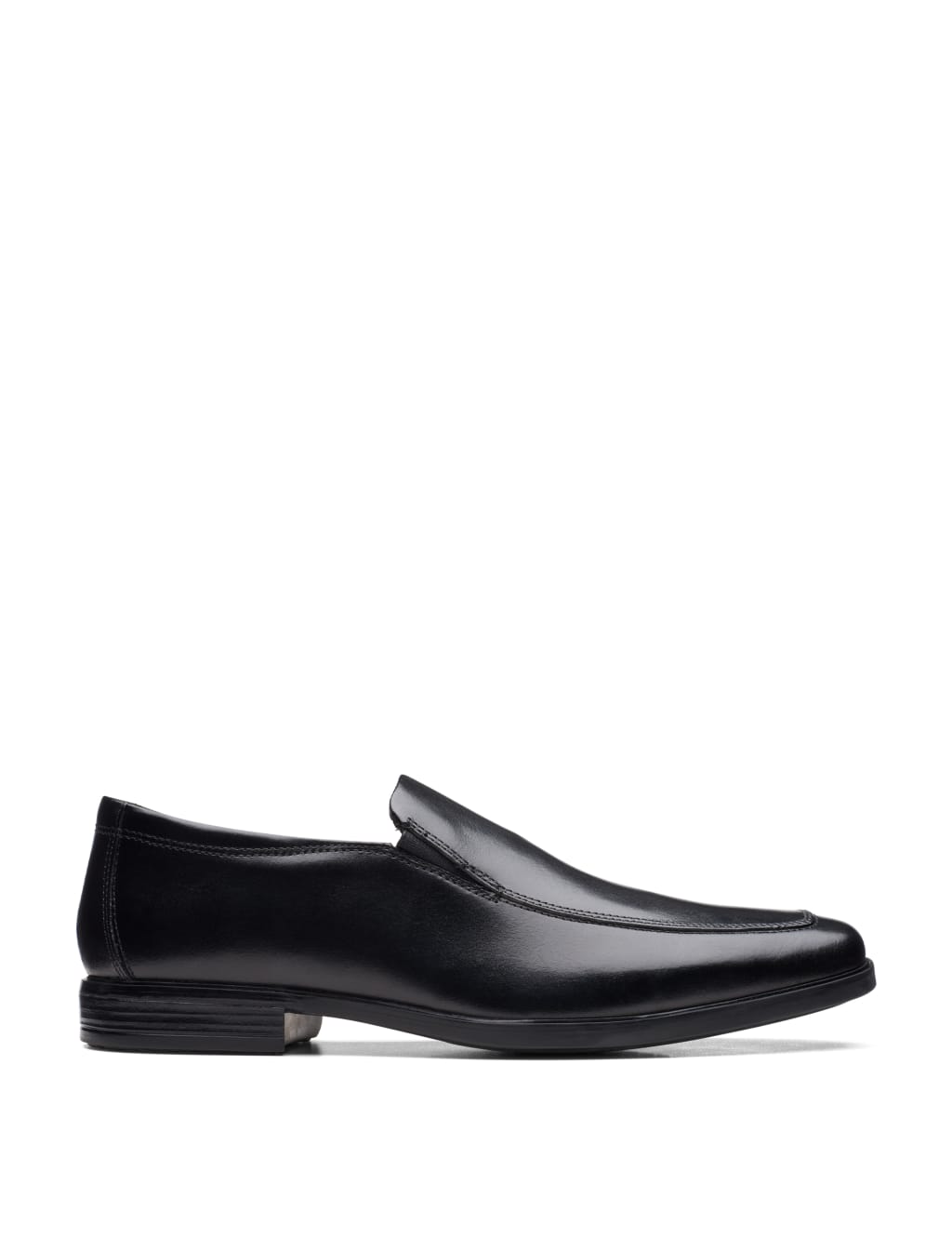 Wide Fit Leather Slip On Loafers