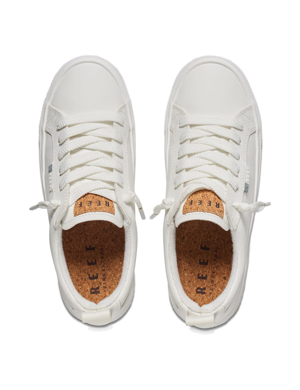 Lay Day Dawn Leather Metallic Trainers
