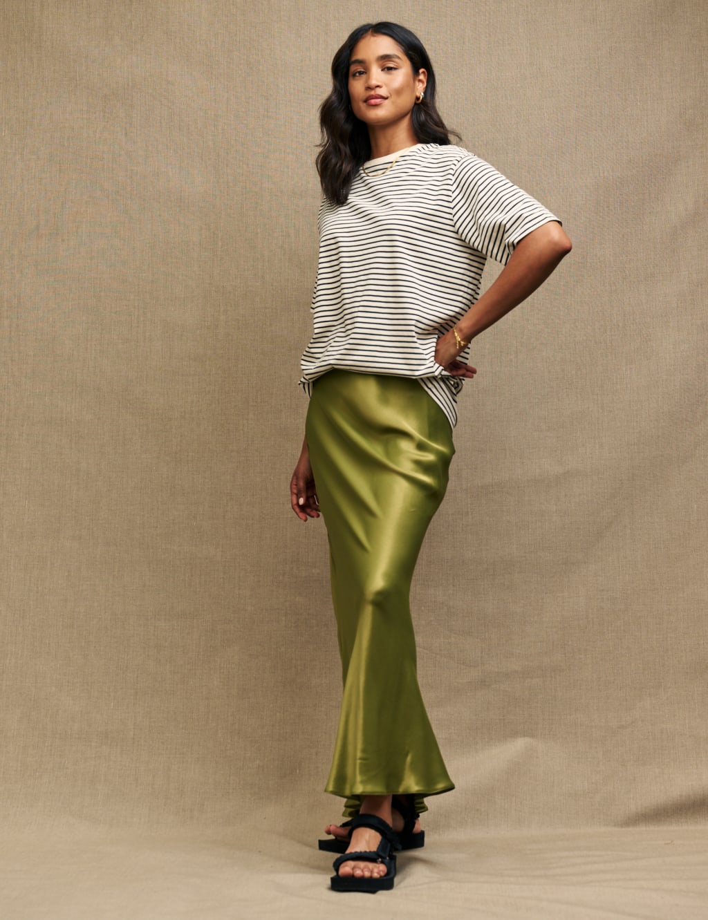 Cotton Striped T-Shirt 3 of 8