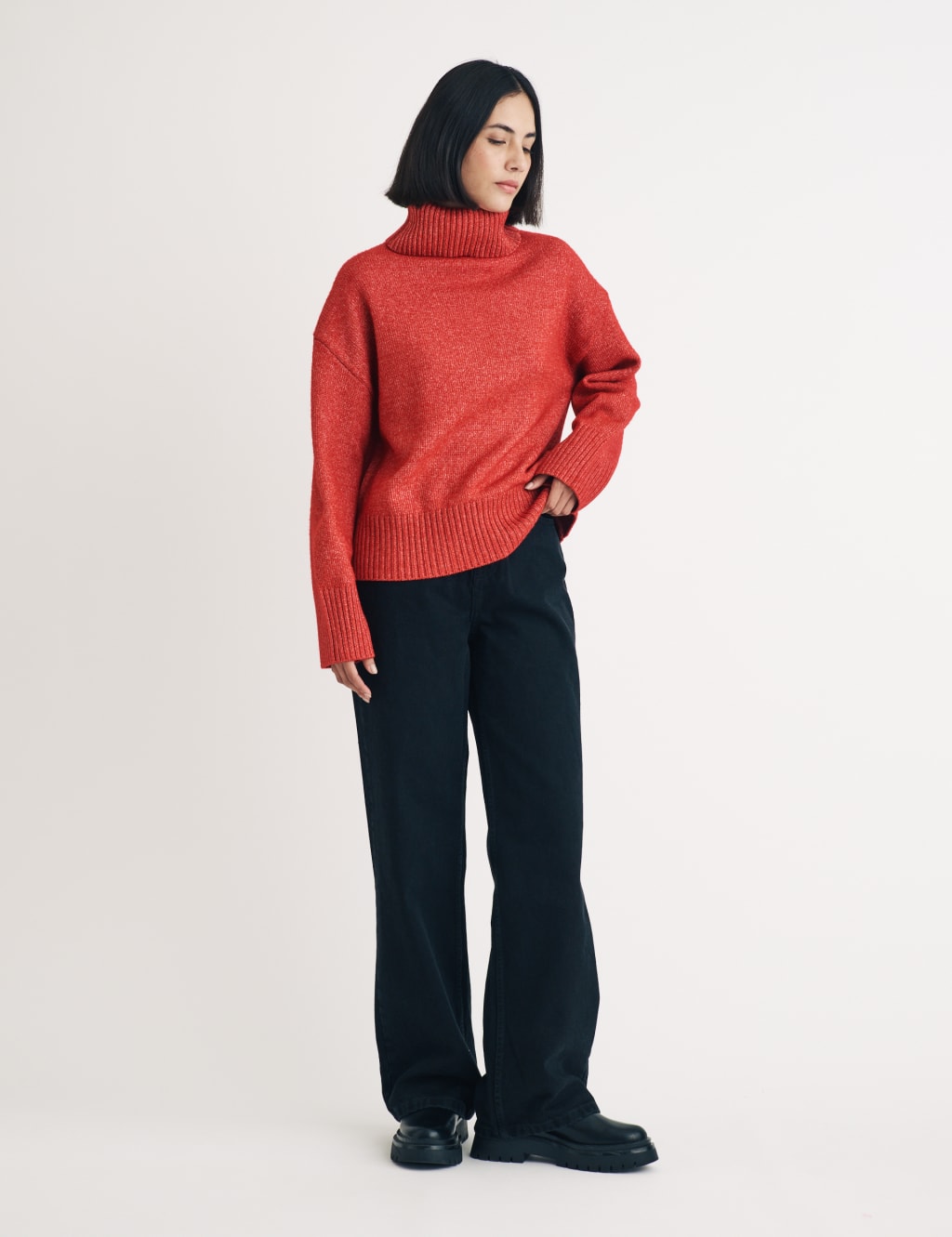 Roll Neck Relaxed Jumper 2 of 6