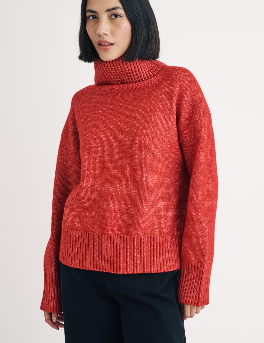 Roll Neck Relaxed Jumper 3 of 6
