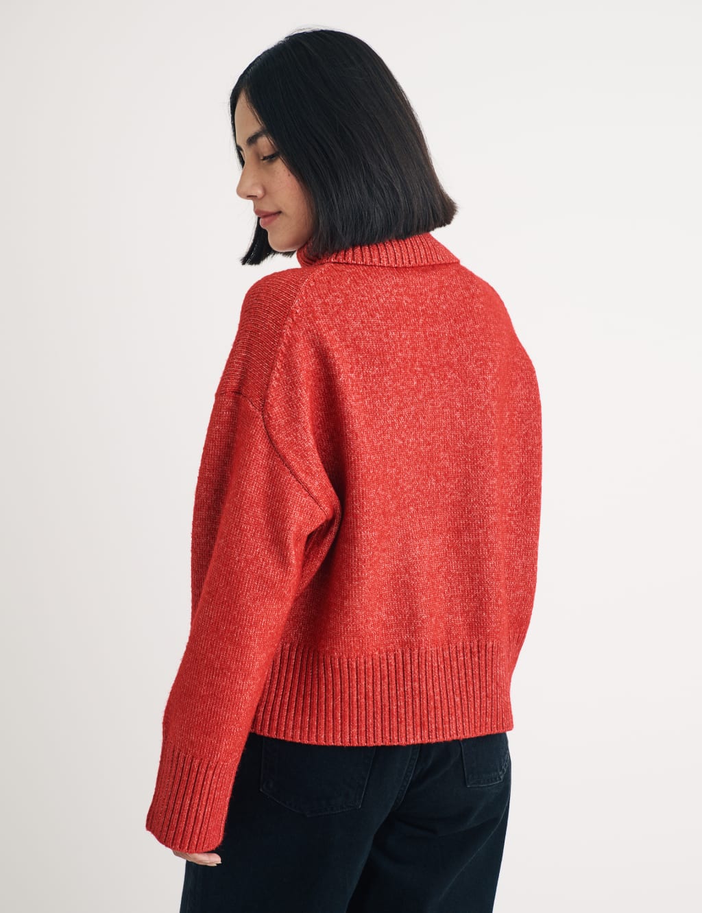 Roll Neck Relaxed Jumper 6 of 6