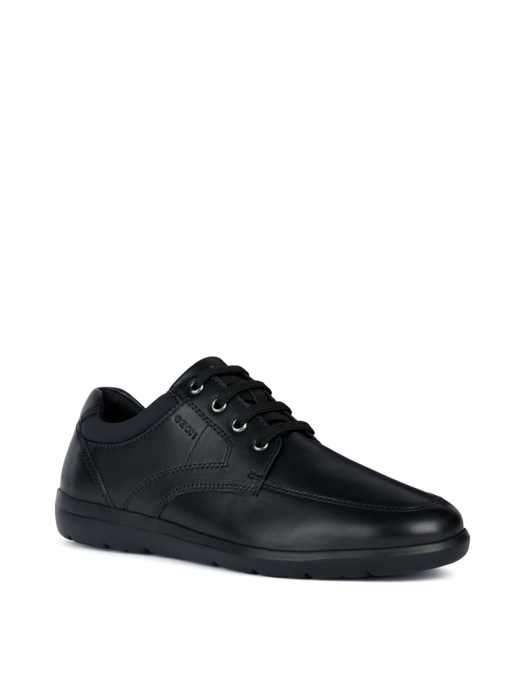 Wide Fit Leather Trainers