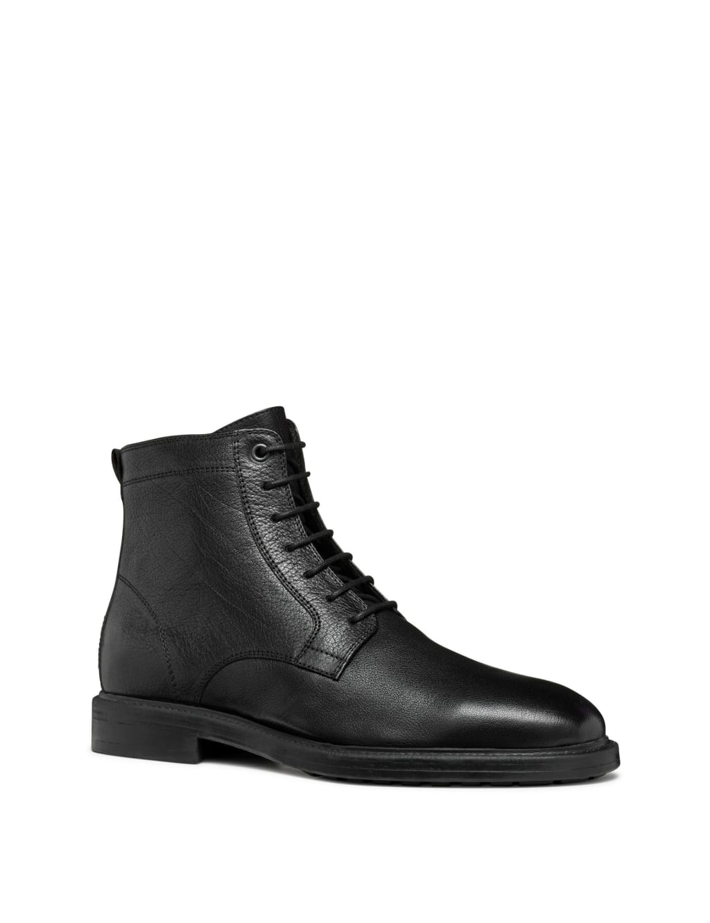 Wide Fit Leather Casual Boots Geox M S
