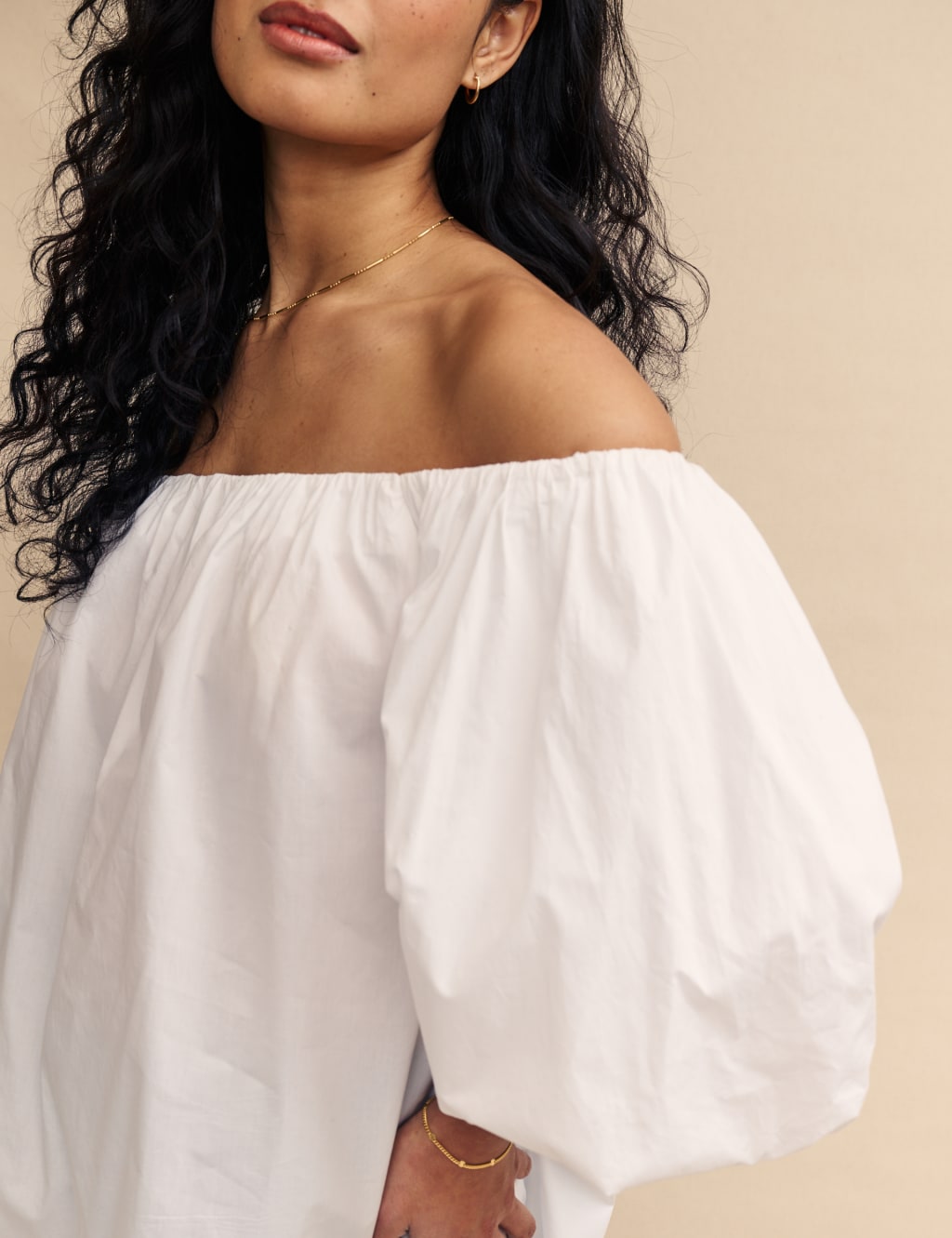 Plain white off the shoulder top outlet