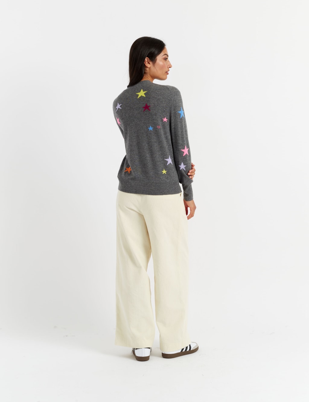 Merino Wool with Cashmere Star Cardigan Chinti Parker M S