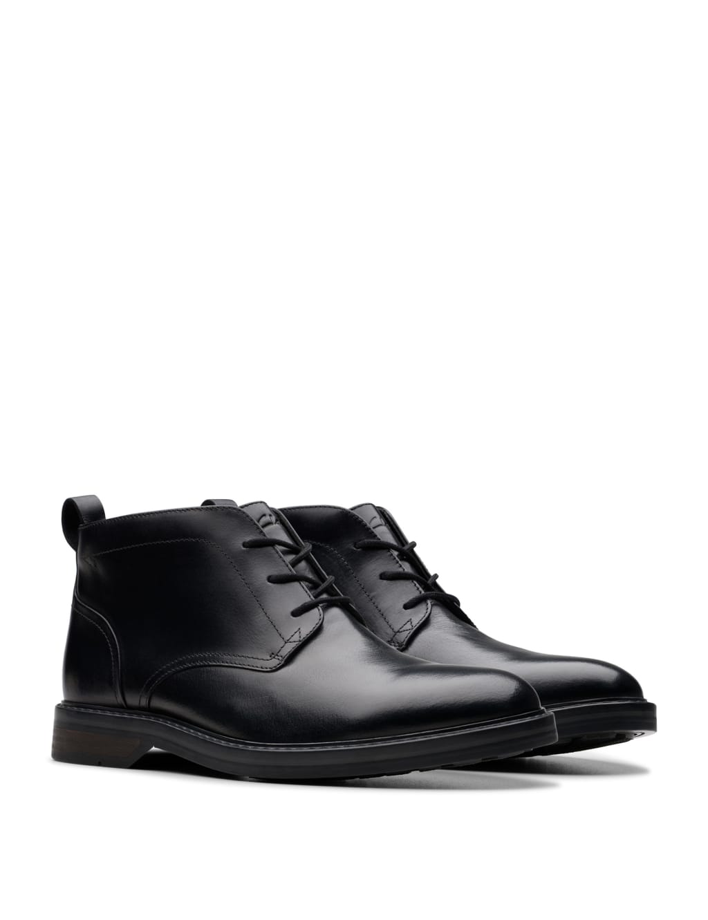 Leather Chukka Boots Clarks M S