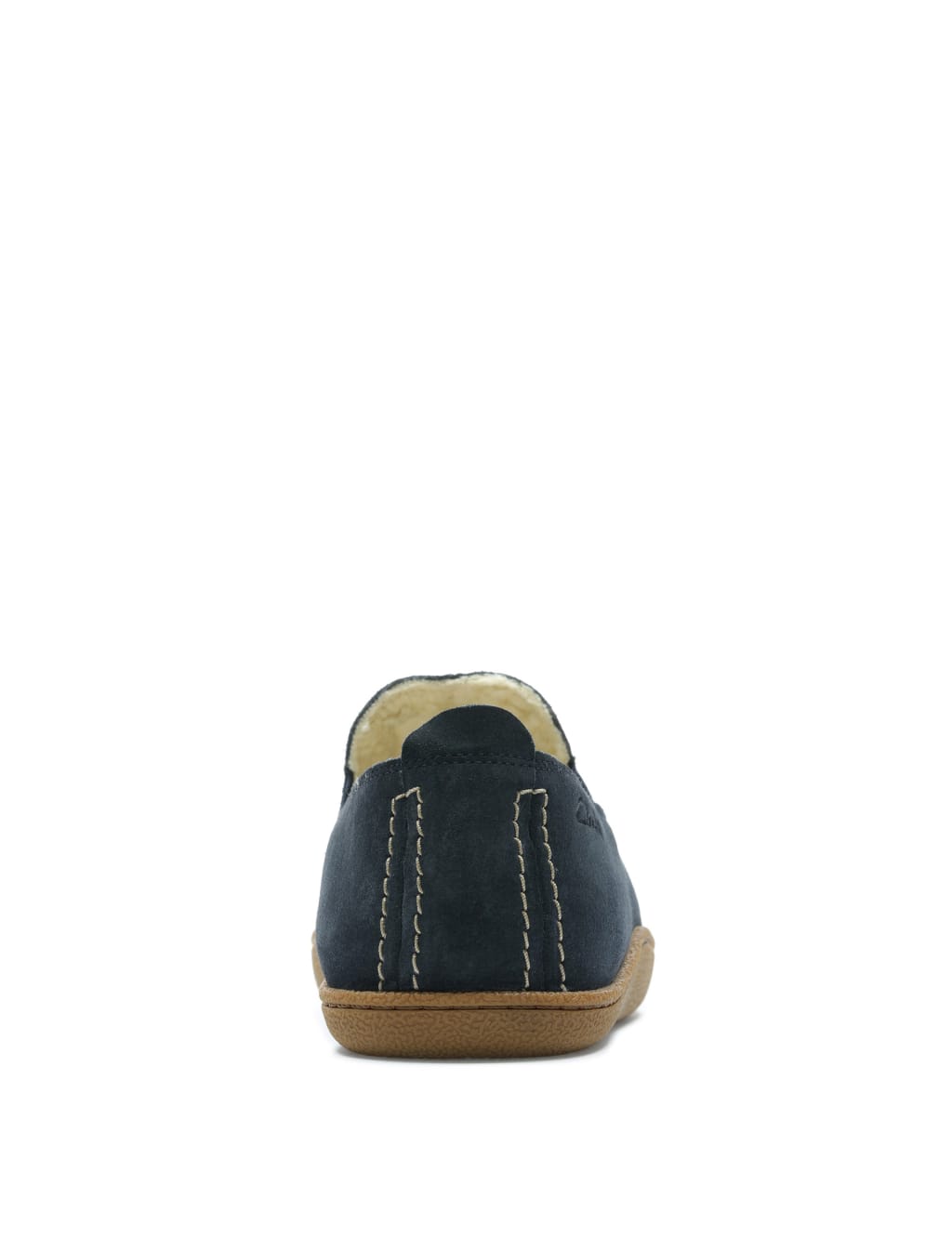 Suede Faux Fur Lined Moccasin Slippers 5 of 7
