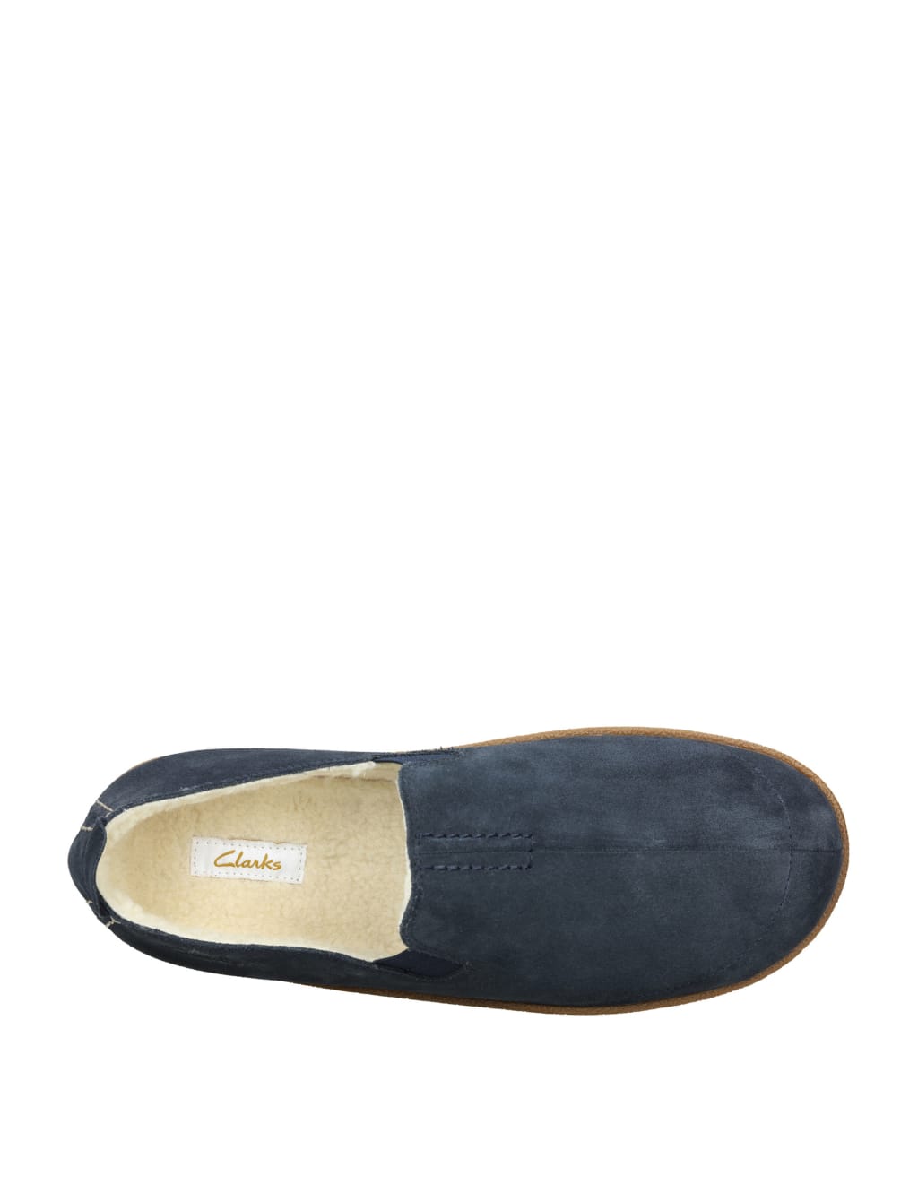 Suede Faux Fur Lined Moccasin Slippers 6 of 7