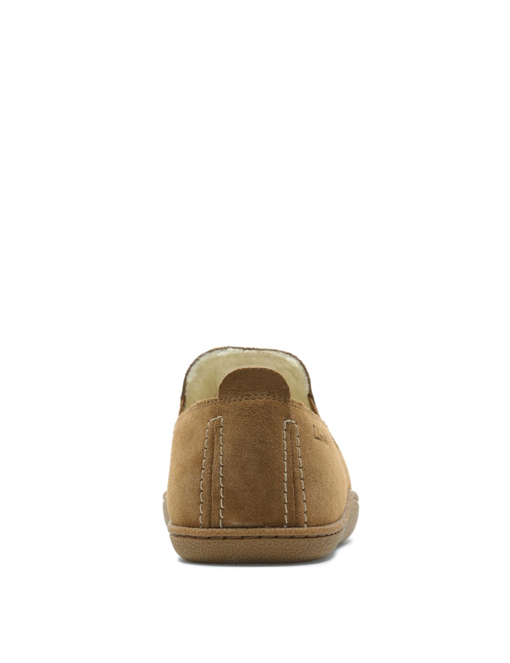 Suede Faux Fur Lined Moccasin Slippers 5 of 7