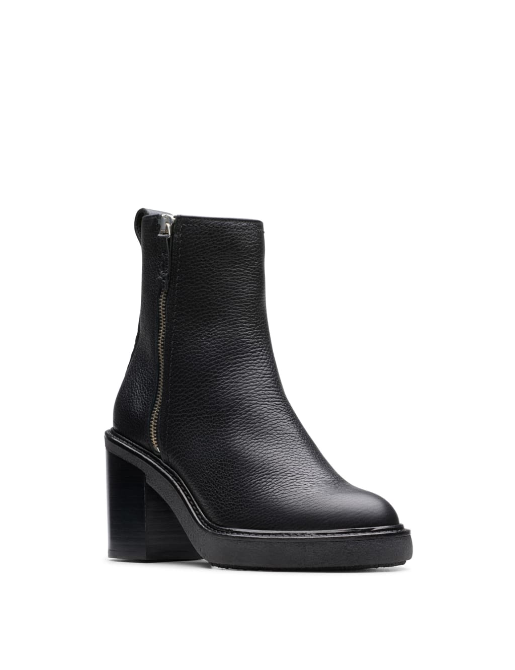 Round heel boots sales