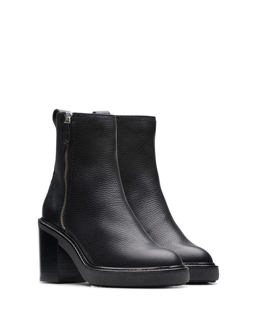 Black block heel boots uk discount