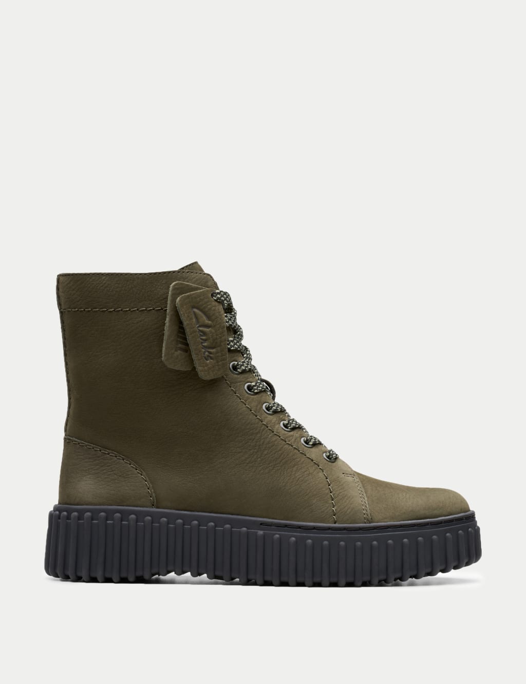 Leather Chunky Ankle Boots 1 of 7
