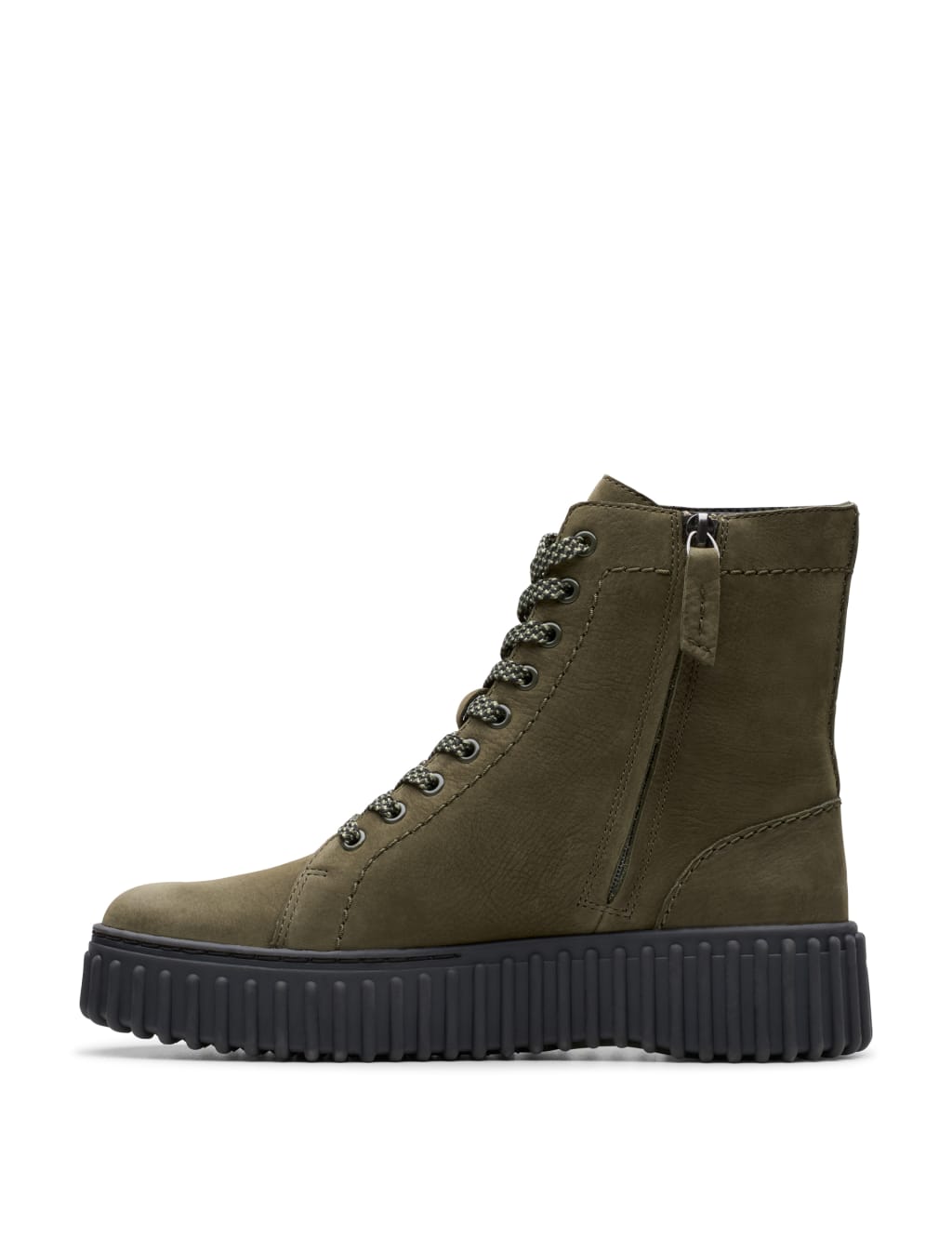 Leather Chunky Ankle Boots 3 of 7