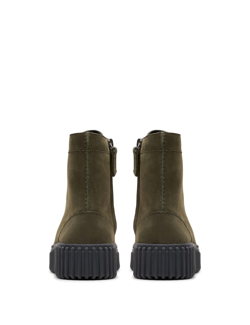 Leather Chunky Ankle Boots 5 of 7