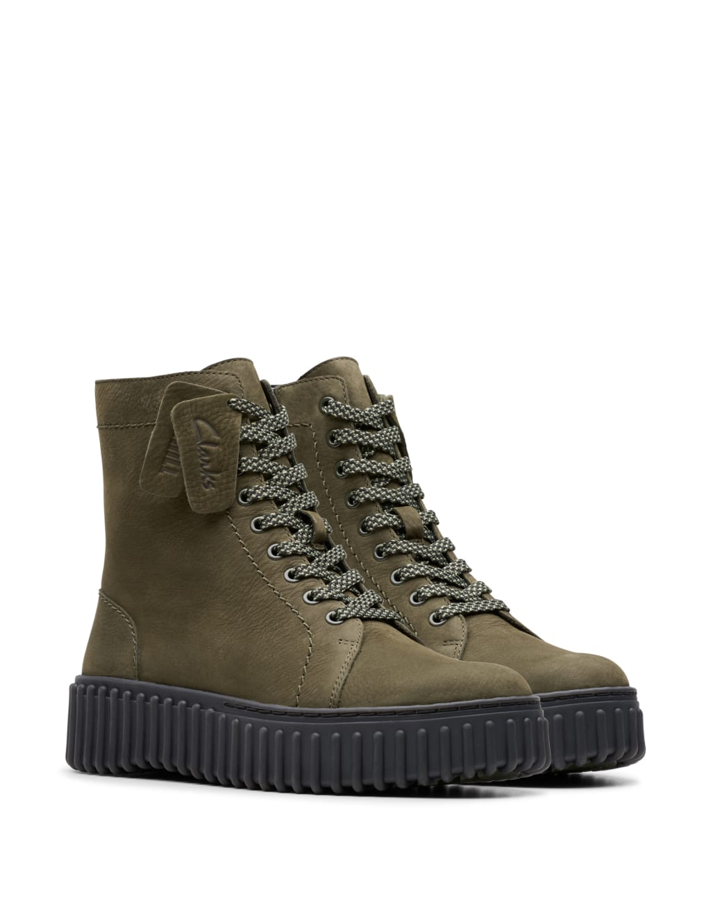 Leather Chunky Ankle Boots 2 of 7