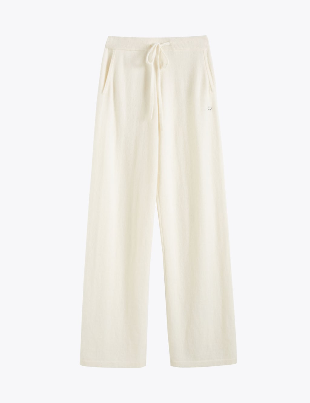 Pure Cashmere Wide Leg Joggers 2 of 3