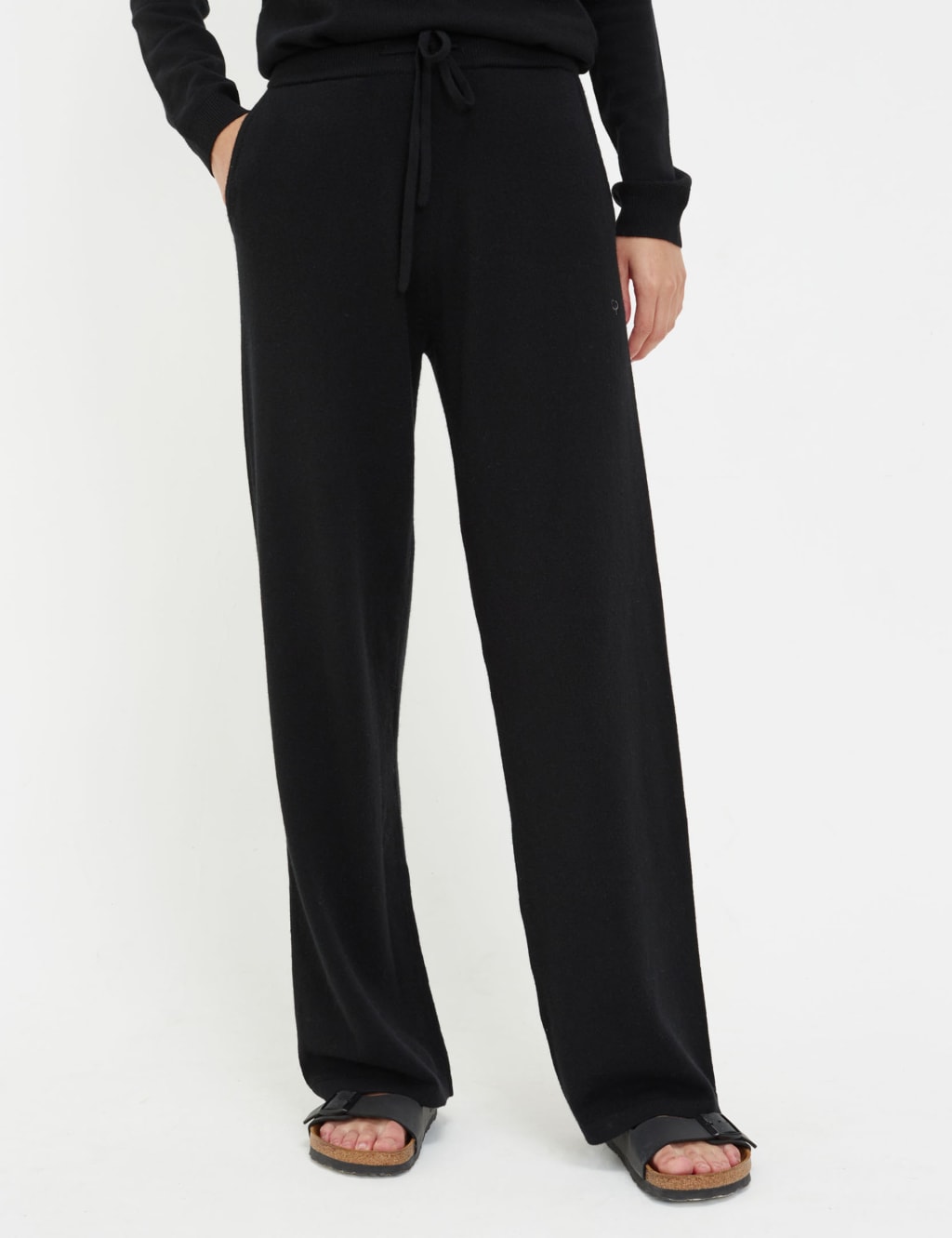Pure Cashmere Wide Leg Joggers Chinti Parker M S