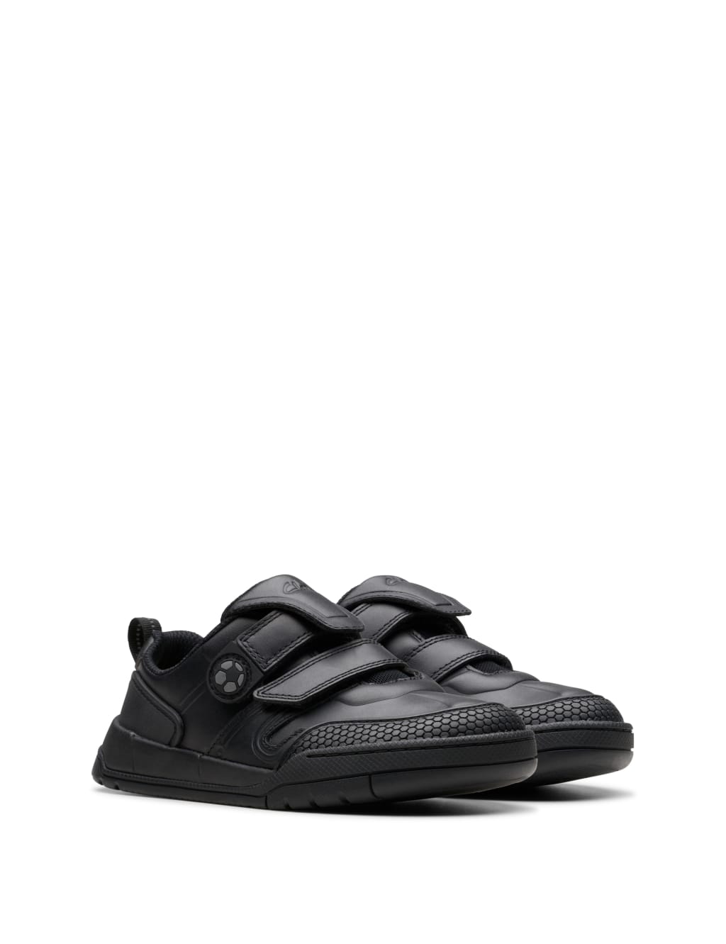Kids' Leather Riptape Trainers (10 Small - 2½ Large) 5 of 8