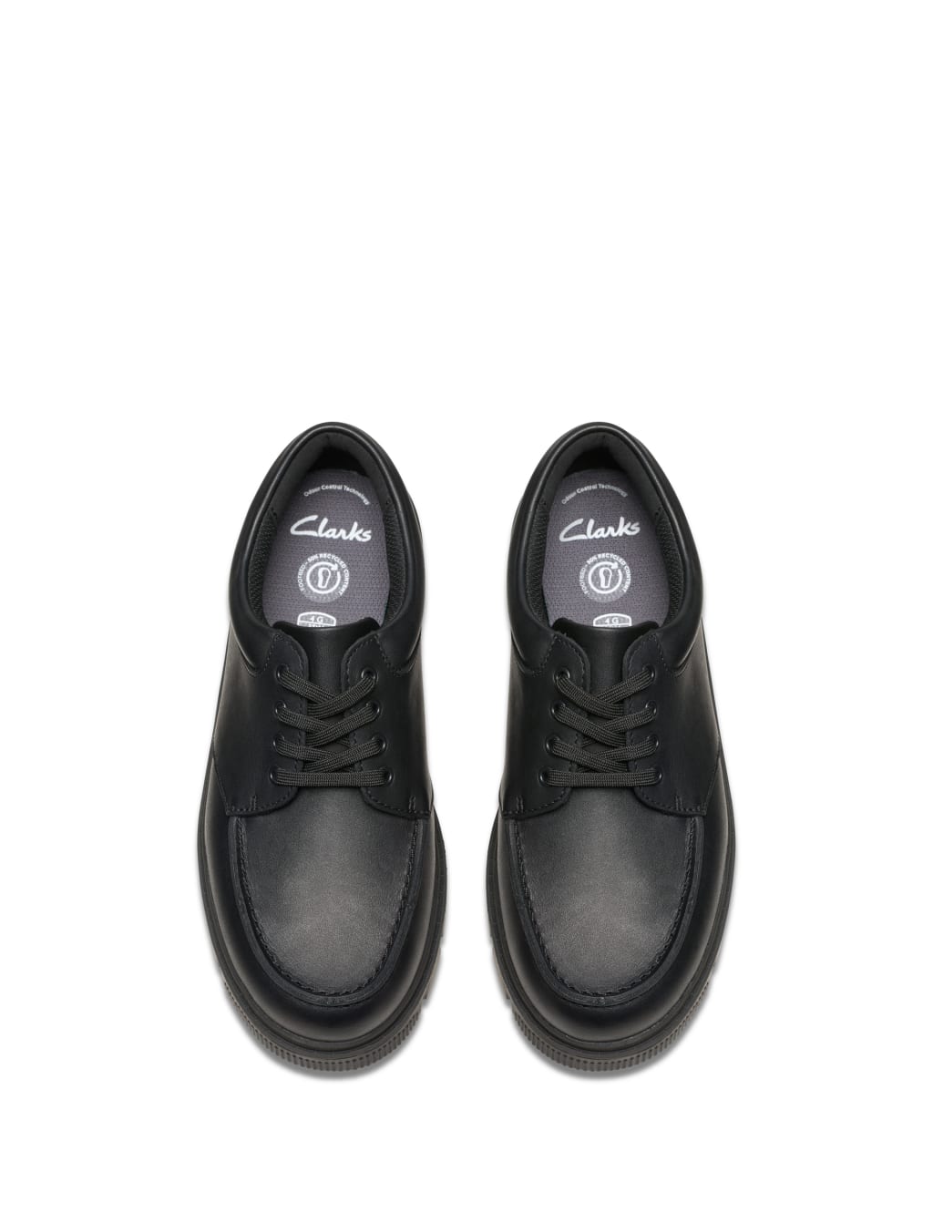 Kids' Leather School Shoes (3 Large - 9.5 Large) 2 of 7