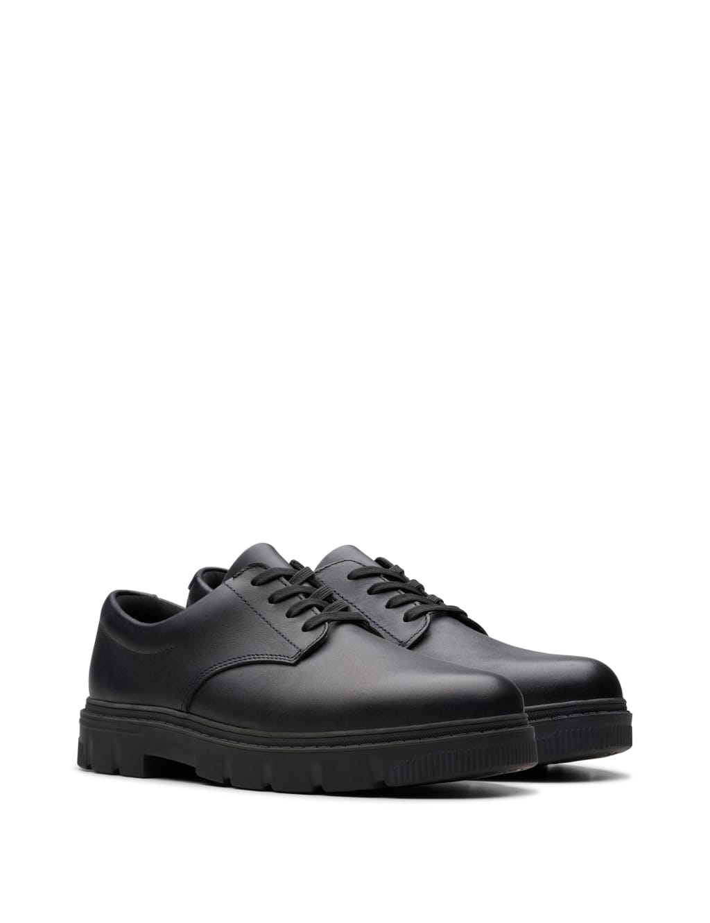 Kids' Leather Lace Shoes (3 Large - 9½ Large) 5 of 7