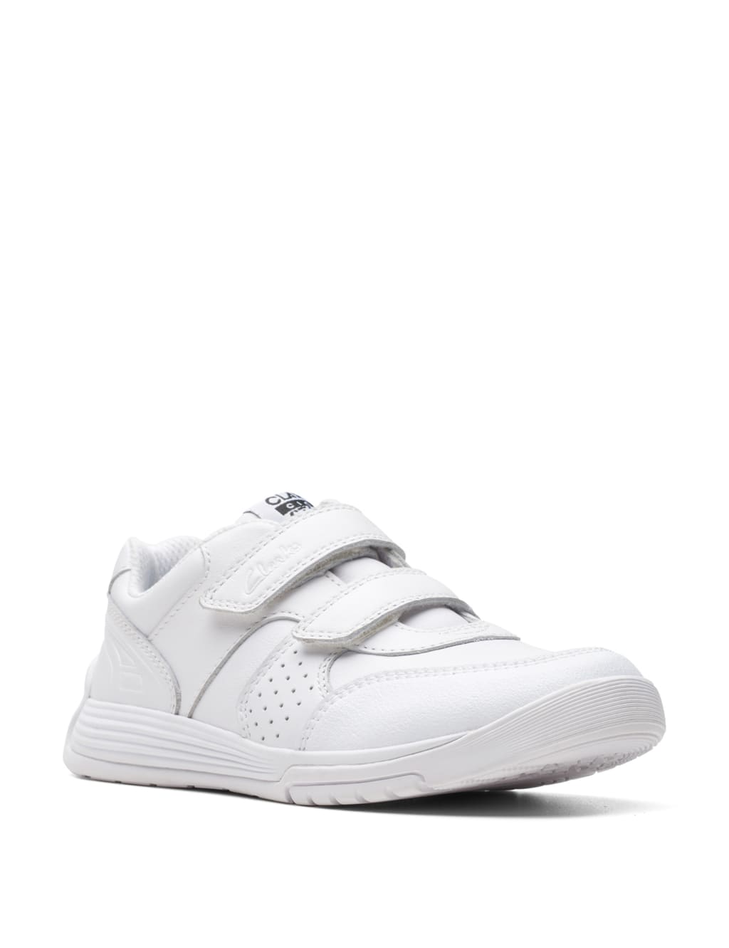 Kids' Leather Riptape Trainers (7 Small - 2.5 Large) 2 of 8