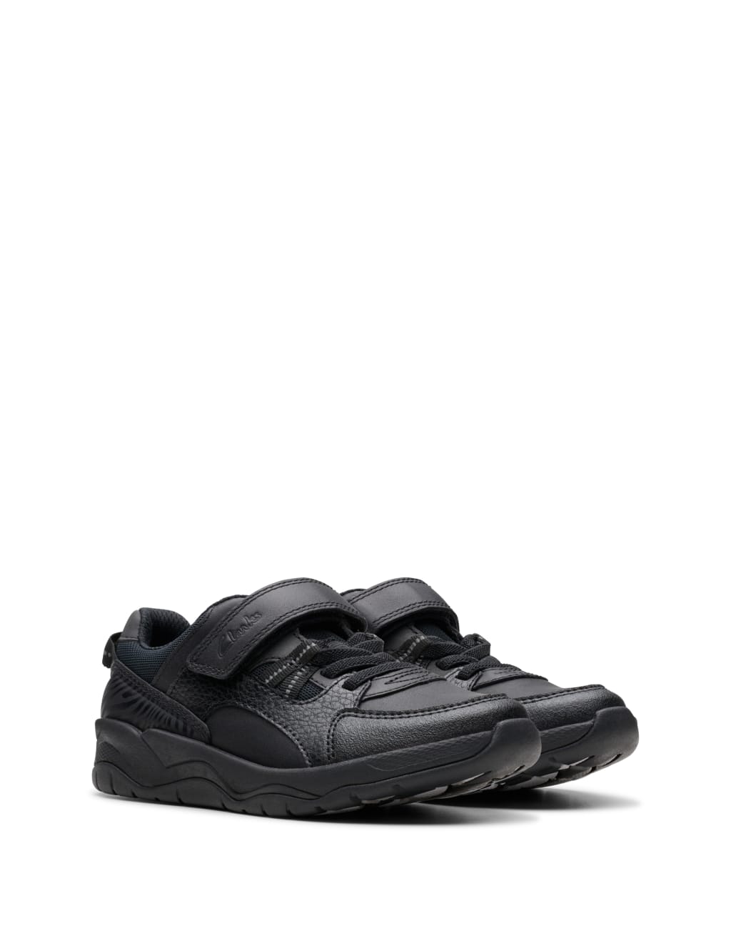 Kids' Leather Riptape Trainers (7 Small - 4 Large) 5 of 8