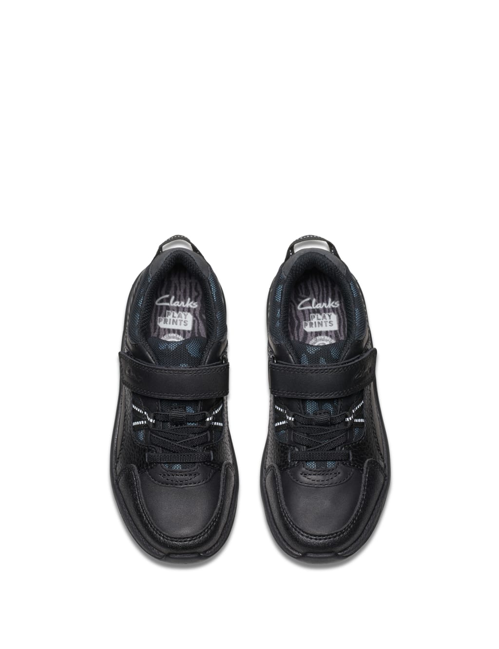 Kids' Leather Riptape Trainers (7 Small - 4 Large) 2 of 8