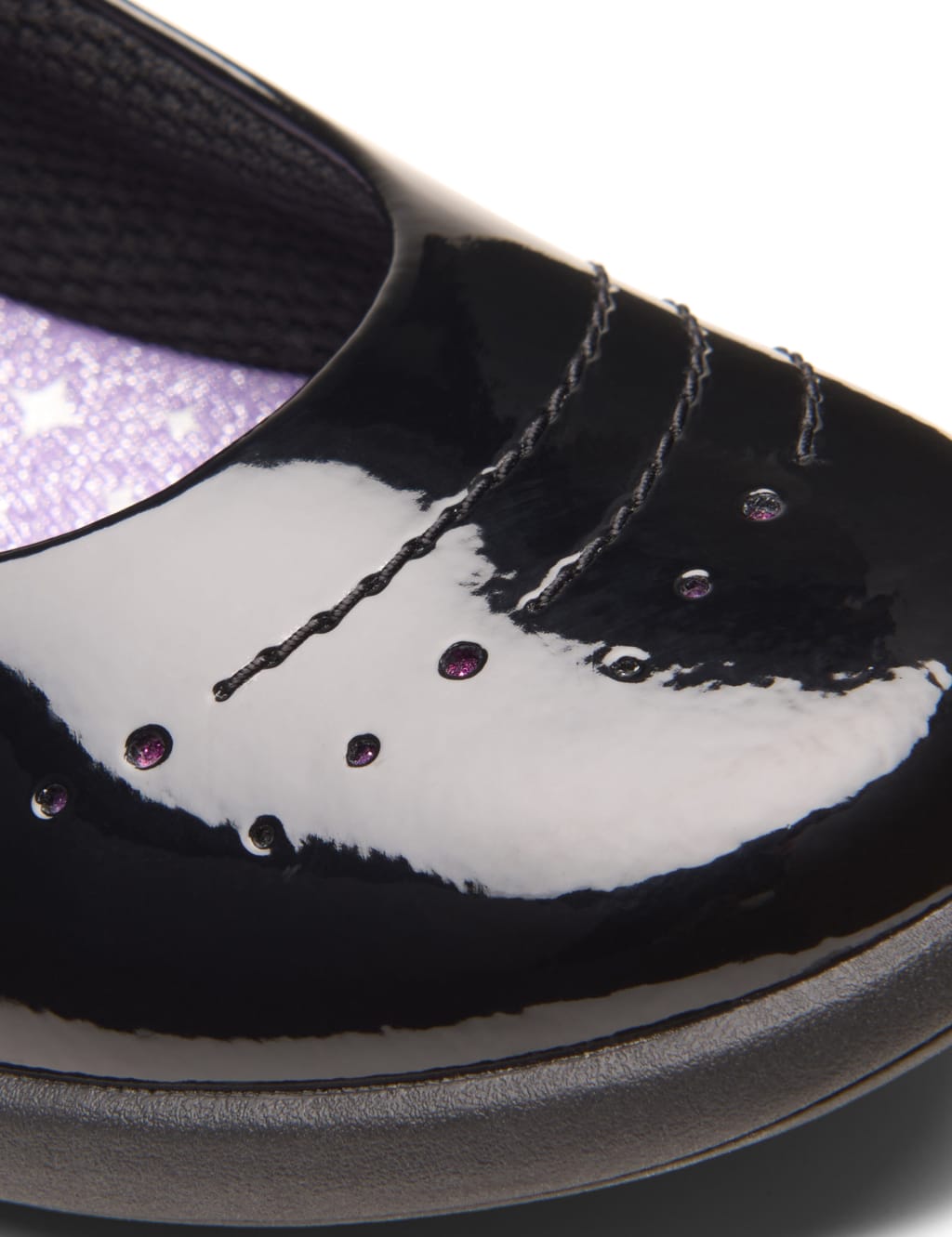 Kids' Patent Leather Riptape Mary Jane Shoes (10 Small - 2.5 Large) 8 of 8