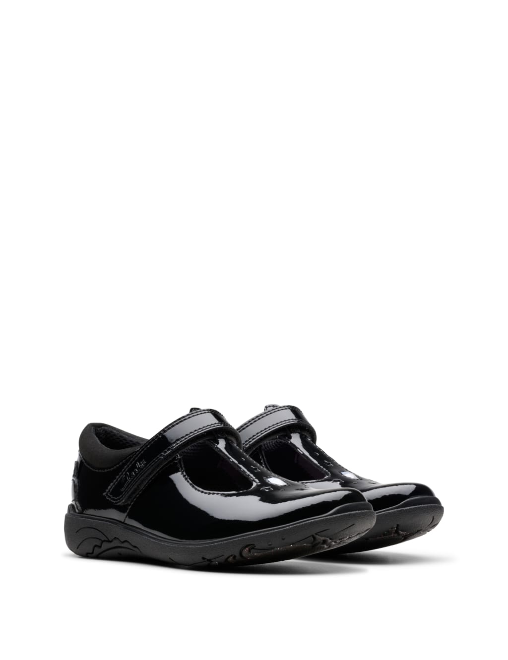 Kids' Leather Riptape T Bar Shoes (7 Small - 2½ Large) 5 of 8