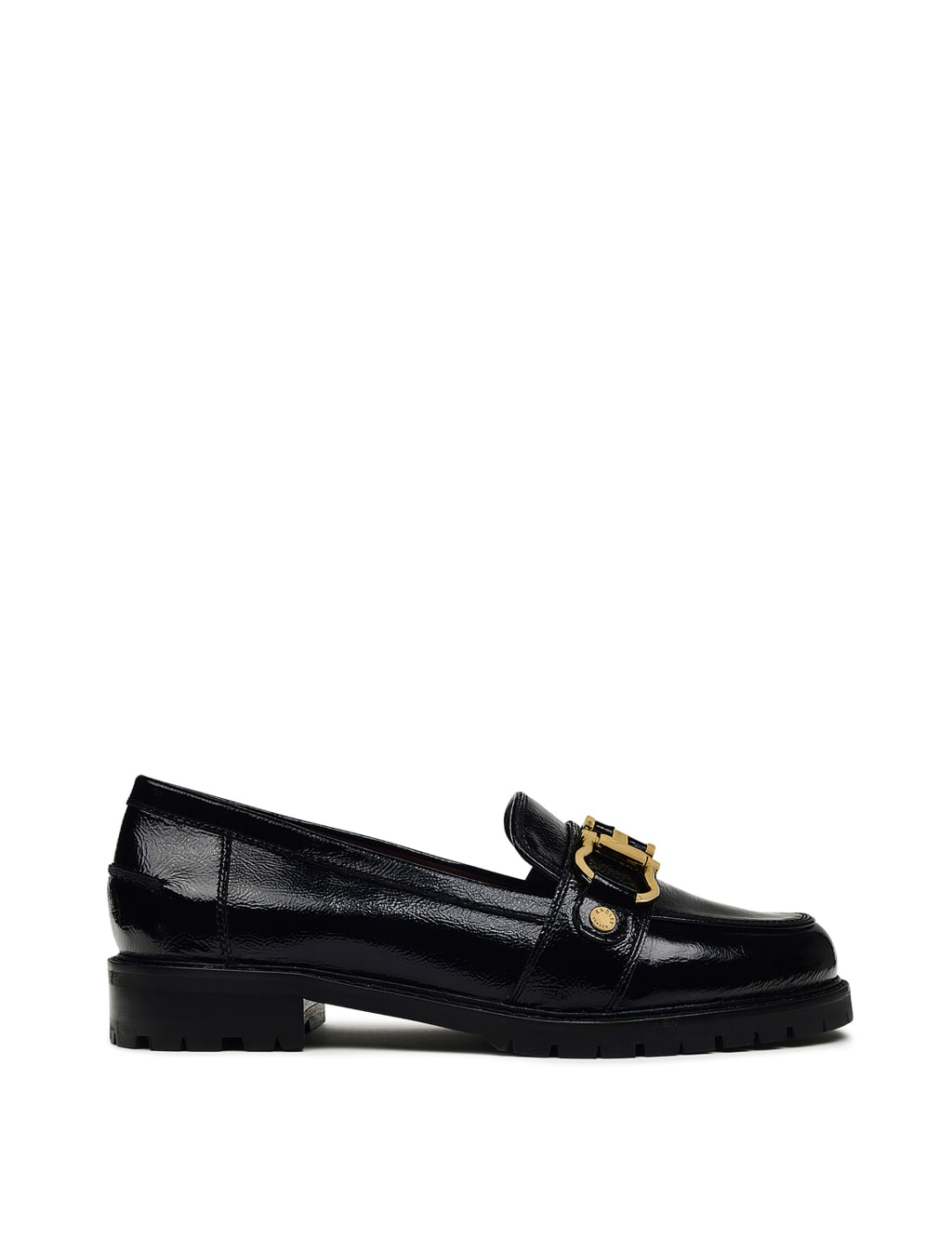 Linden Row Leather Chunky Loafers