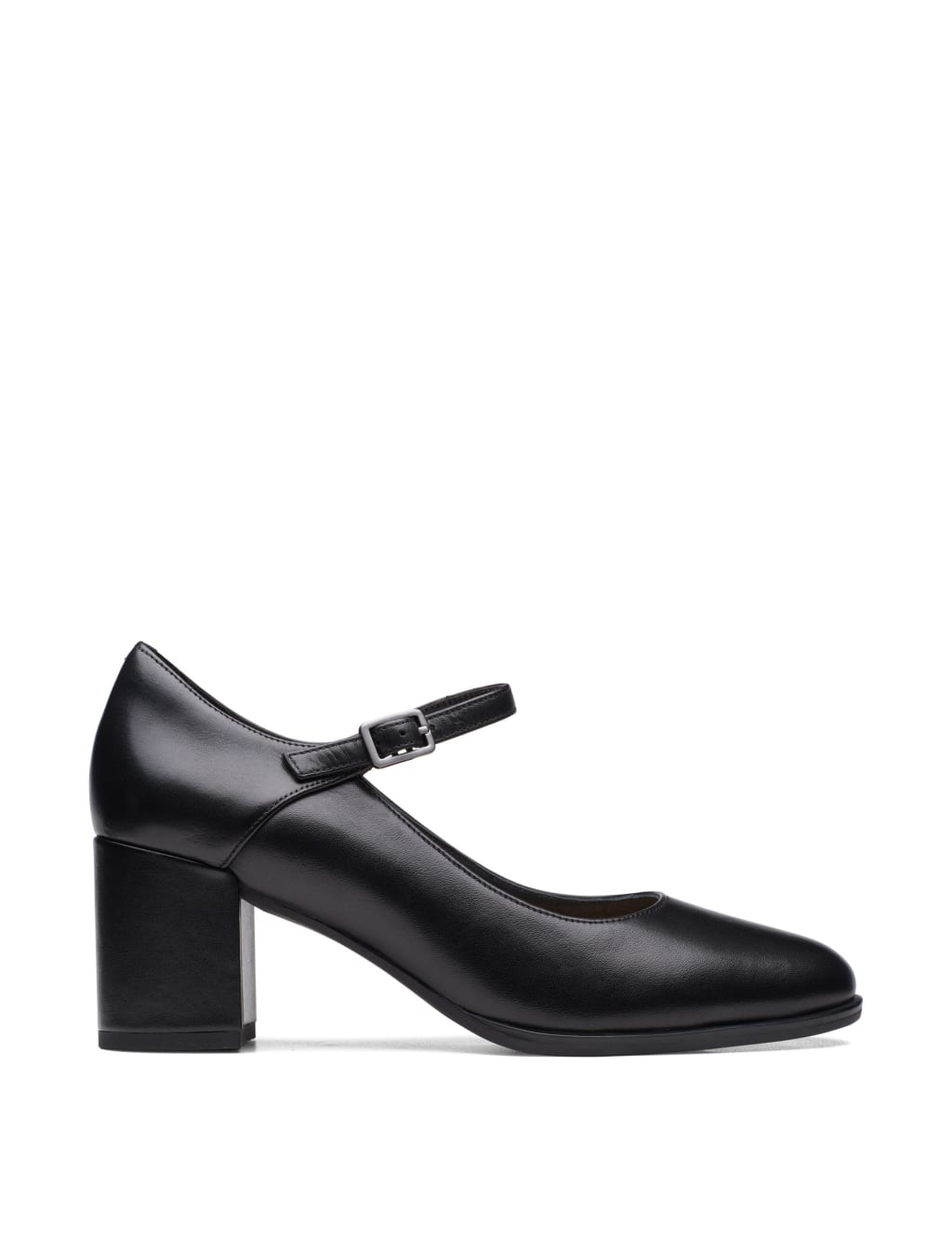 Black court shoes m&s online