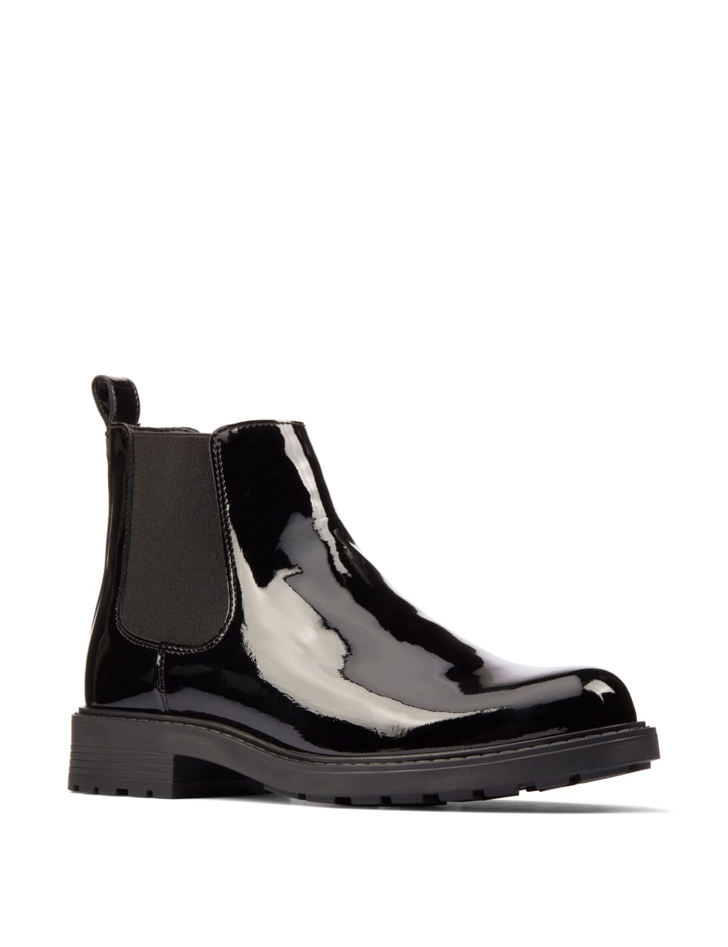 Clarks block heel boots top