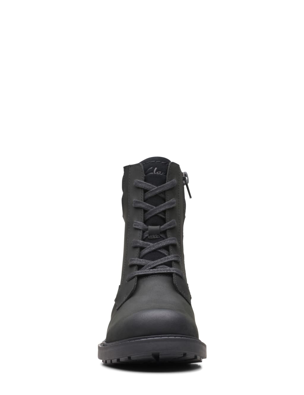 Clarks wide fit black ankle boots top