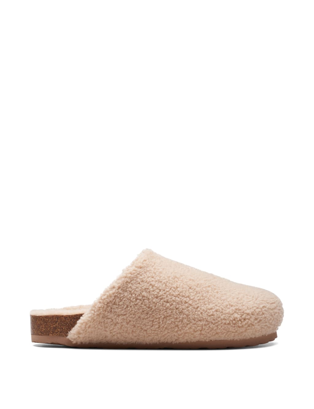 Faux Shearling Mule Slippers Clarks M S
