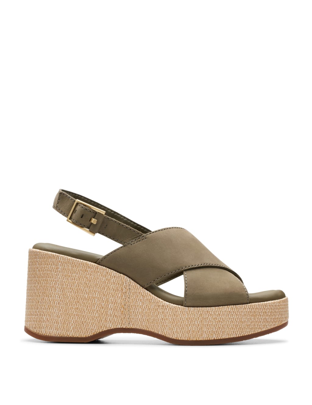 Buckle Wedge Sandals Clarks M S