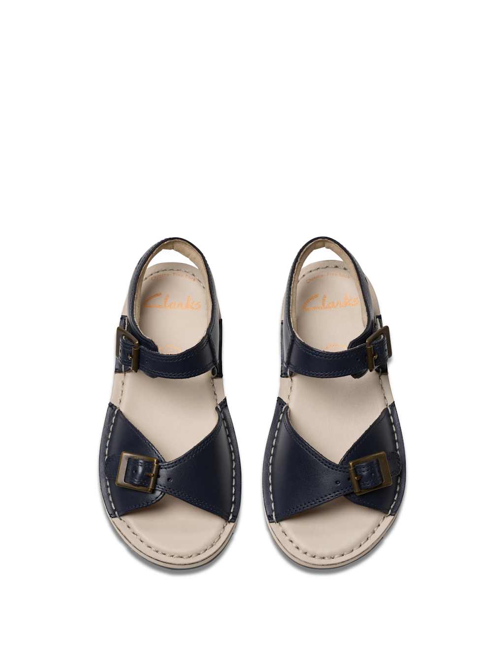 Leather Flat Sandals 2 of 7