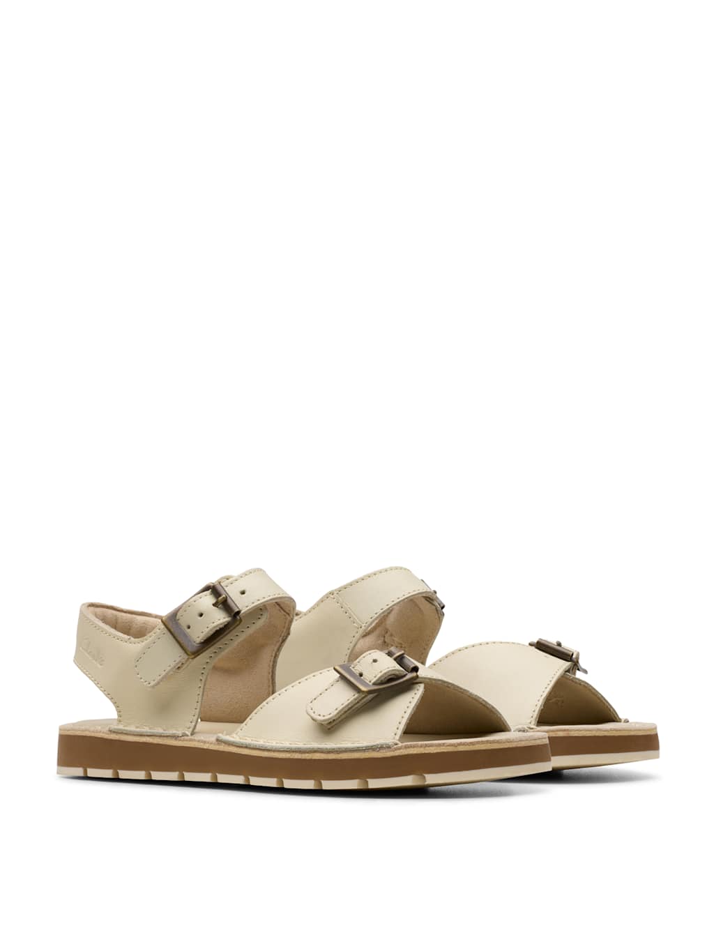 Leather Flat Sandals 2 of 7