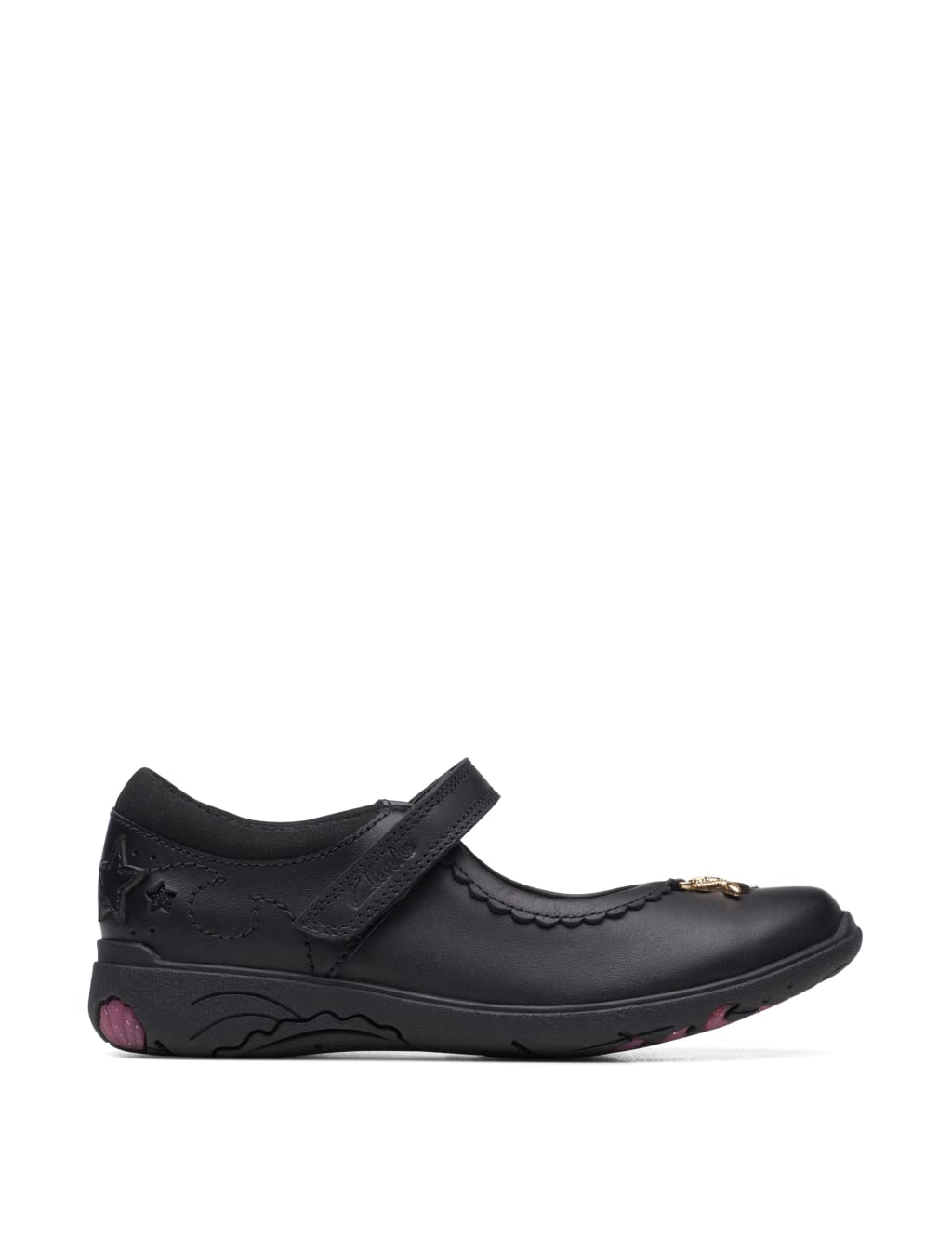 Kids Leather Riptape Mary Jane Shoes 7 Small 2 Large