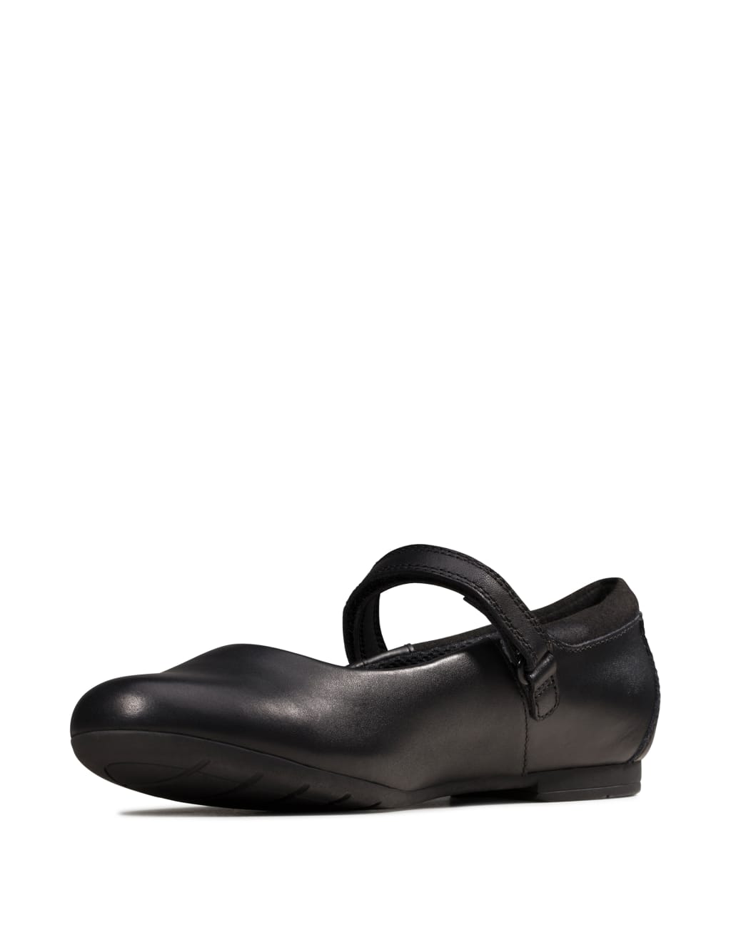 Kids' Leather Riptape Mary Jane School Shoes (3 Small - 5½ Small) 3 of 7