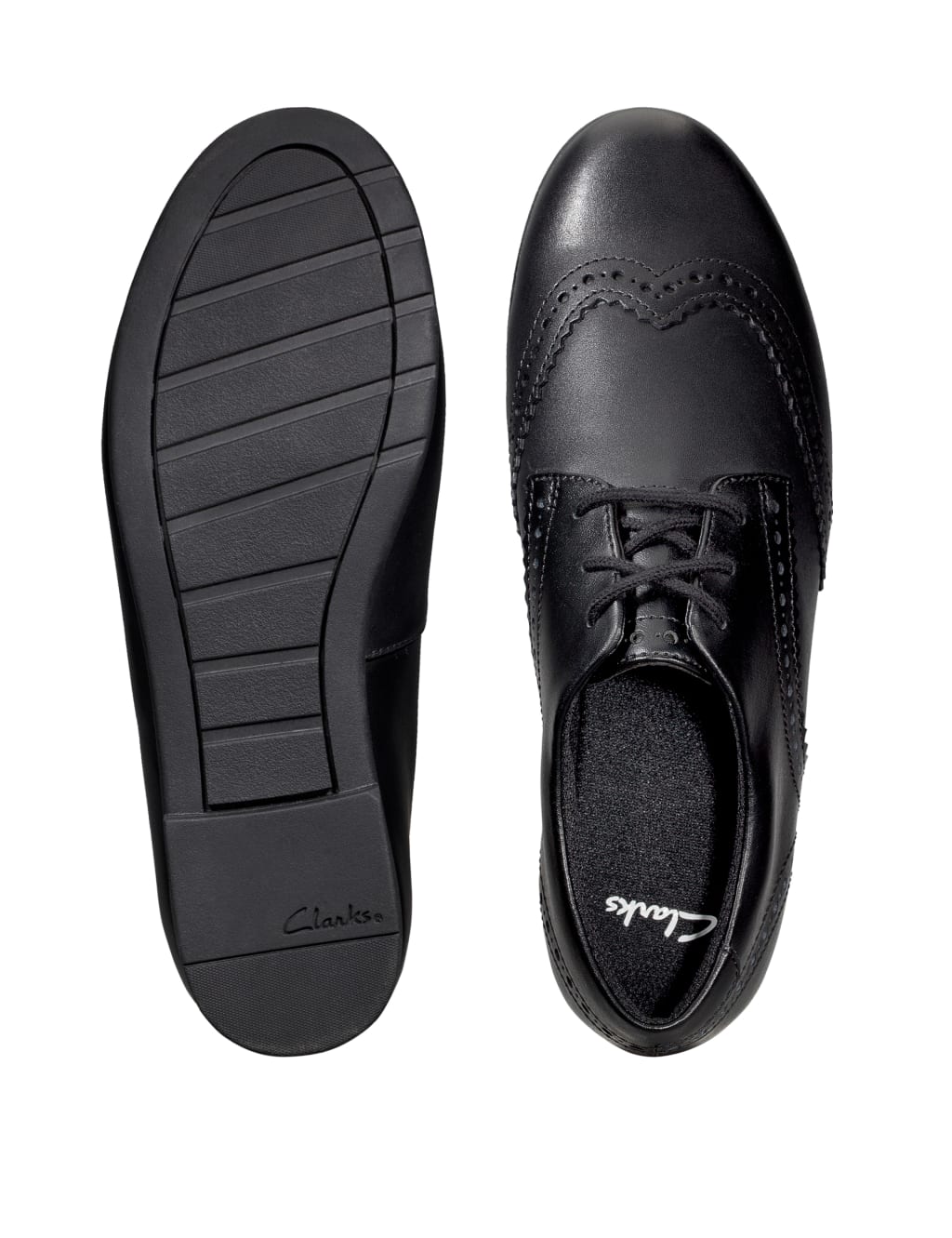 Kids Leather Lace Brogues 3 Small 8 Small